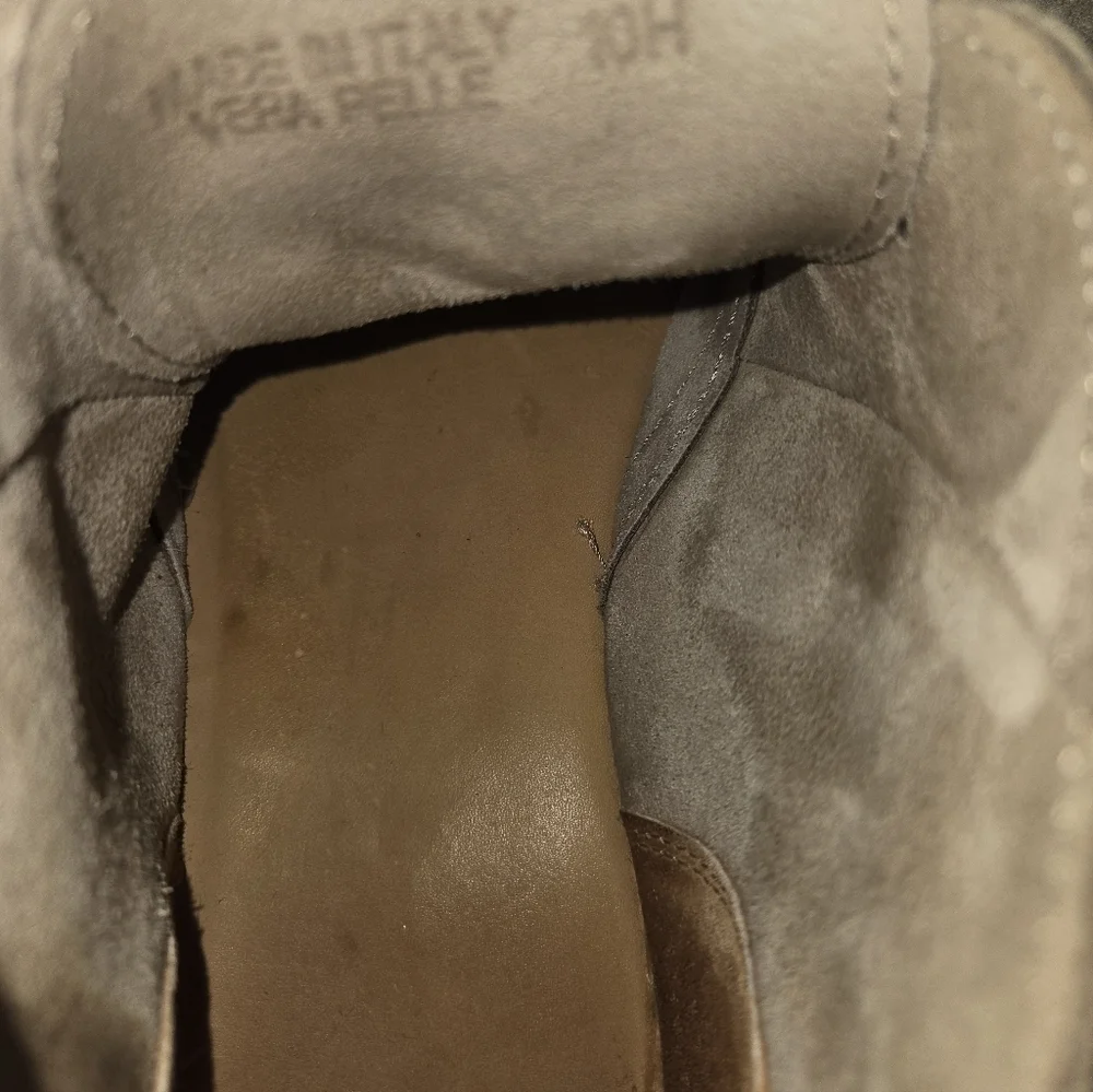 Rhodes Made in Italy Suede Chukka Boots Desert Style Crepe Sole Size 10